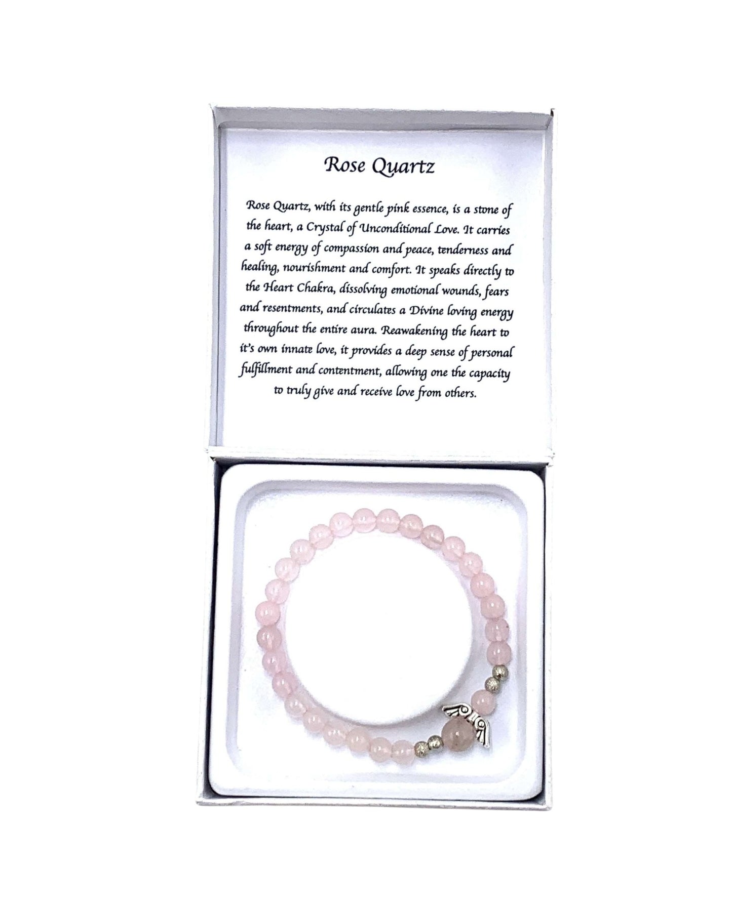 Rose Quartz bracelet - Angel