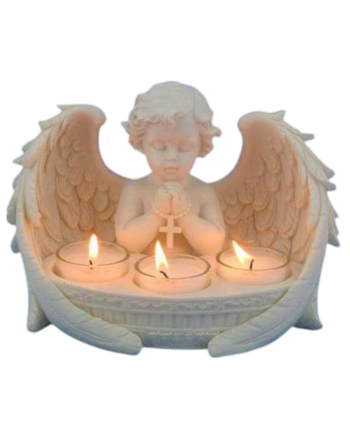 Praying Cherub Tealight Holder