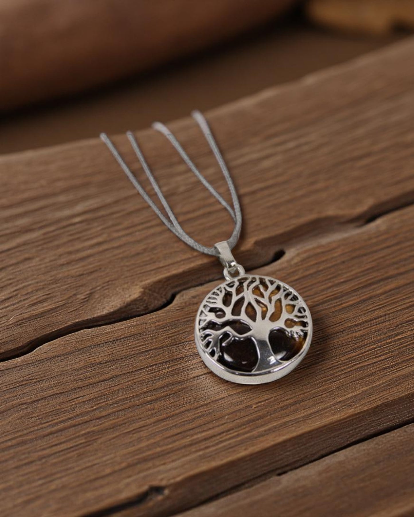 Tree of Life Gemstone Pendant