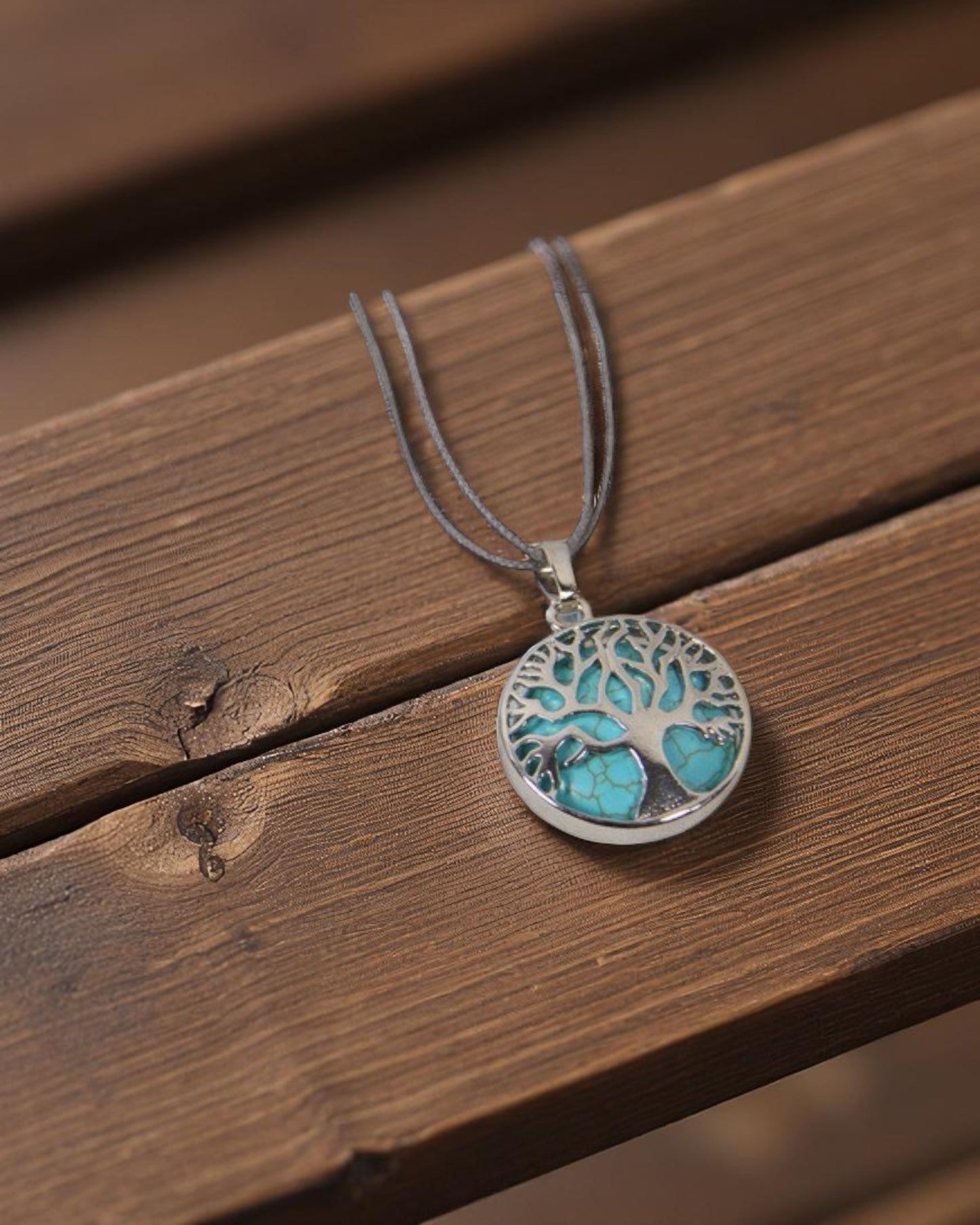 Tree of Life Gemstone Pendant