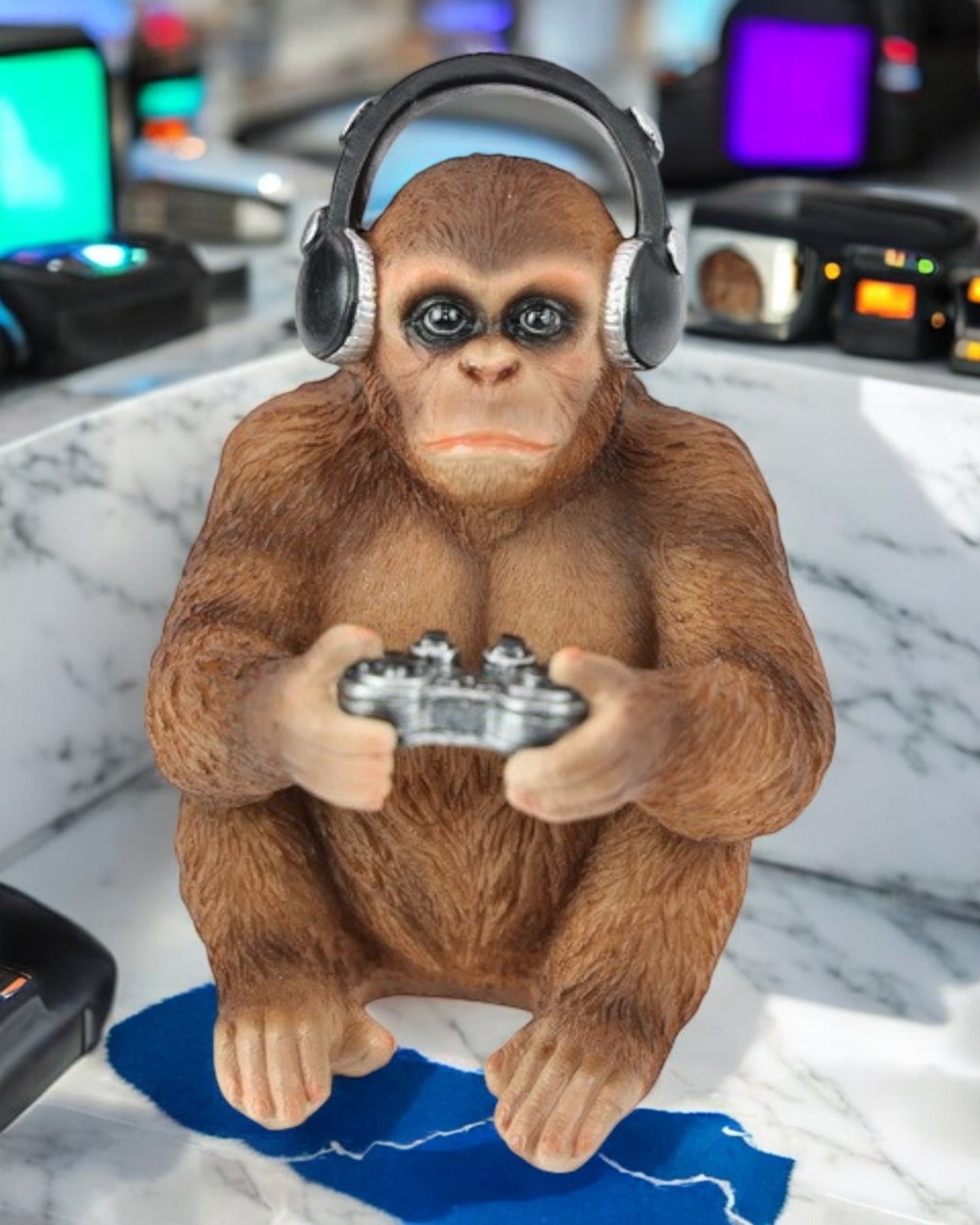 18cm Gaming Monkey w/Headphone