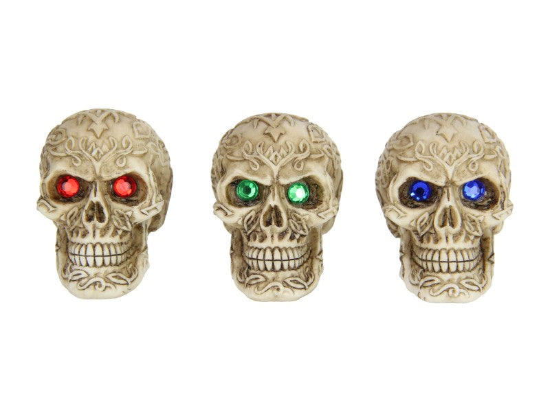 Skull with Colorfull Eyes