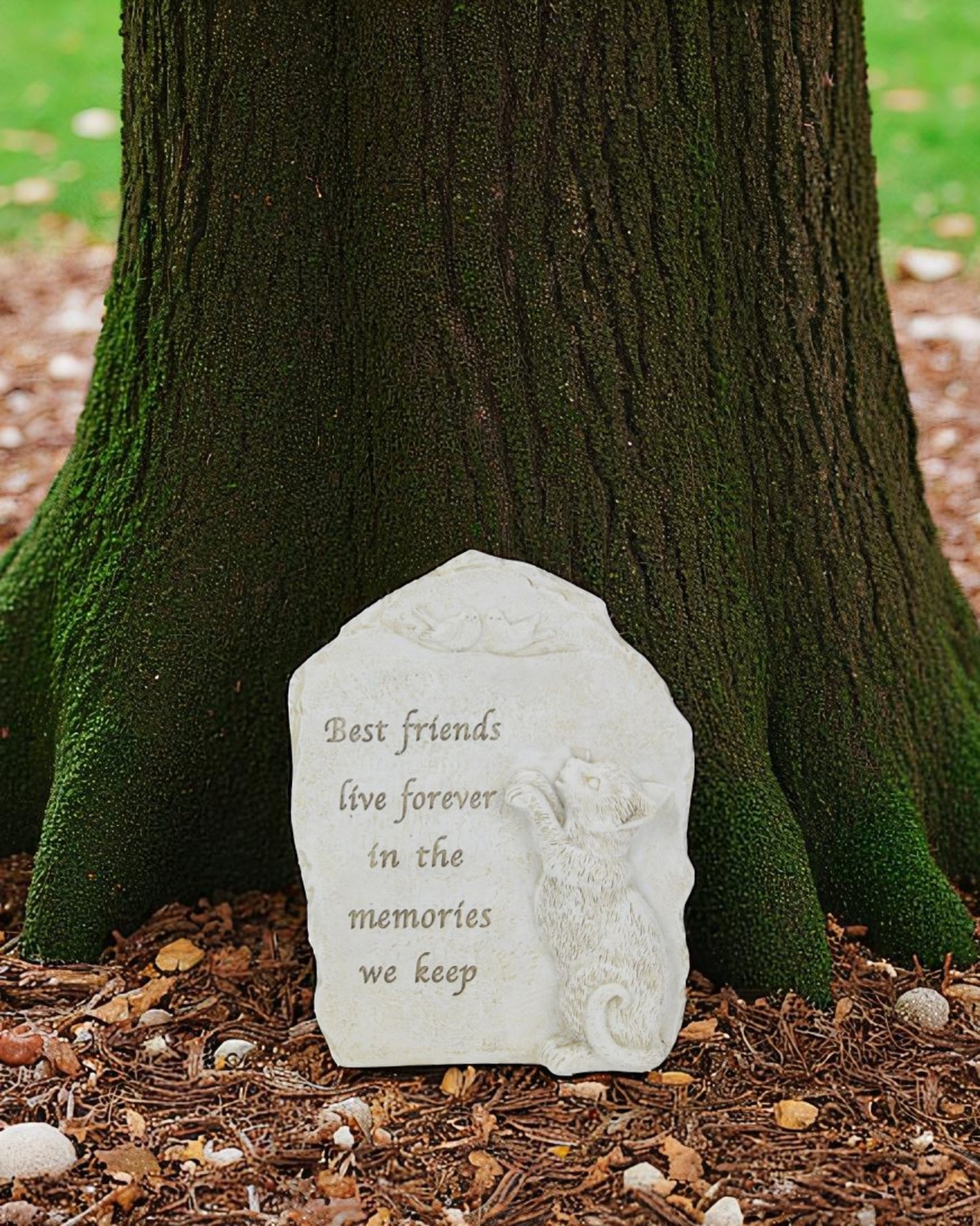 Memorial Cat Garden Plaque