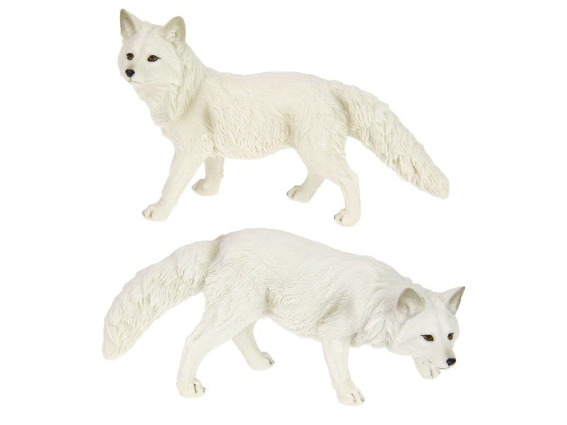 Standing White Wolf
