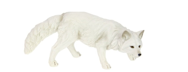Standing White Wolf