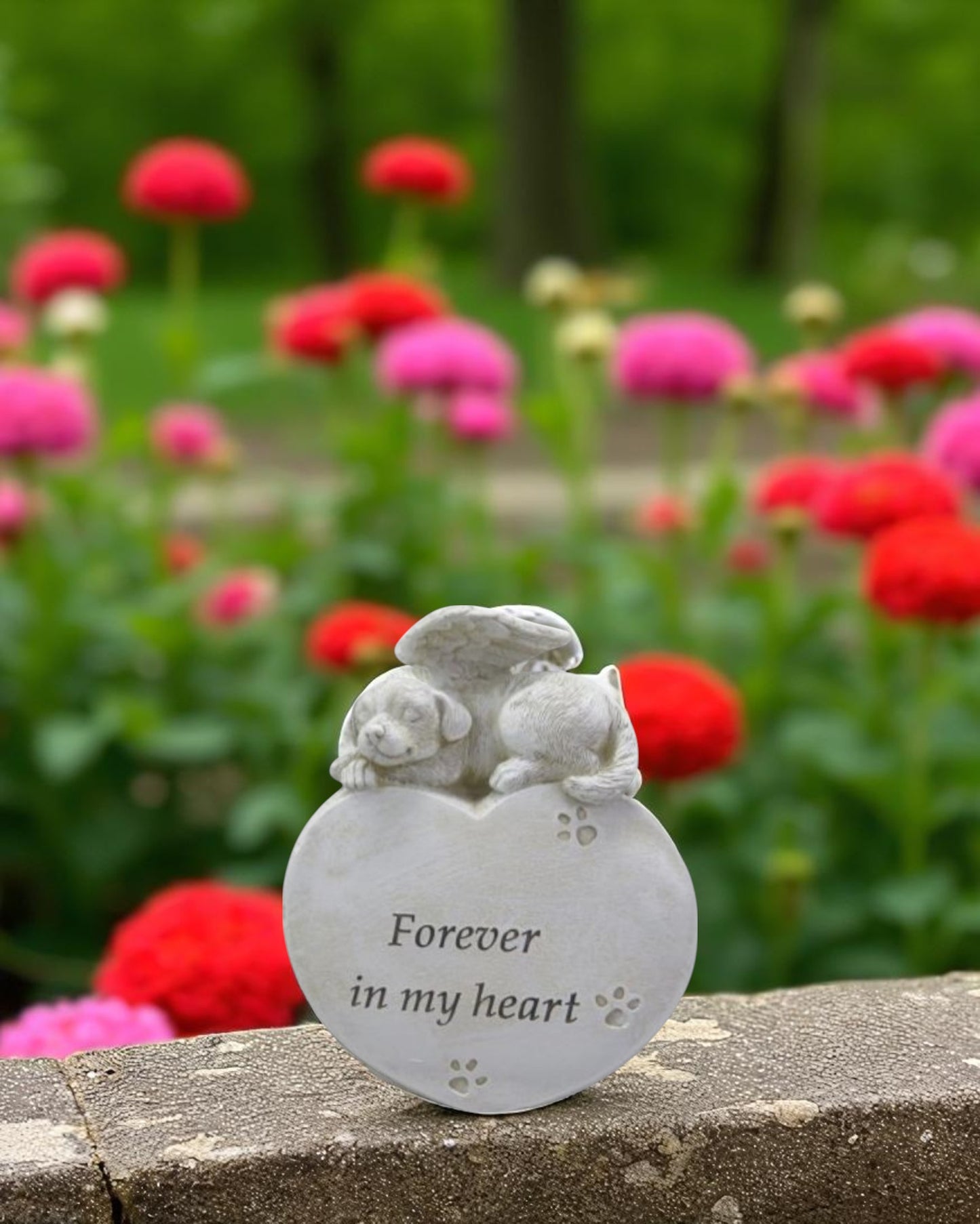 Memorial Dog on Heart