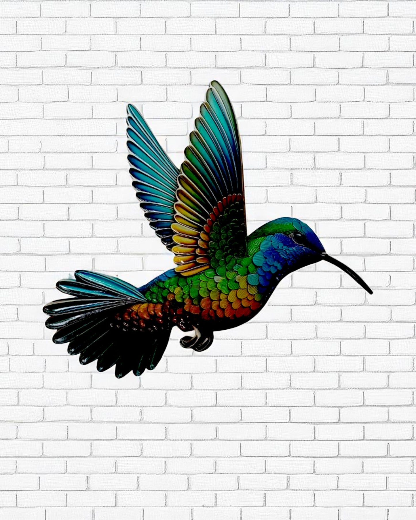 Metal Hummingbird Wall Art