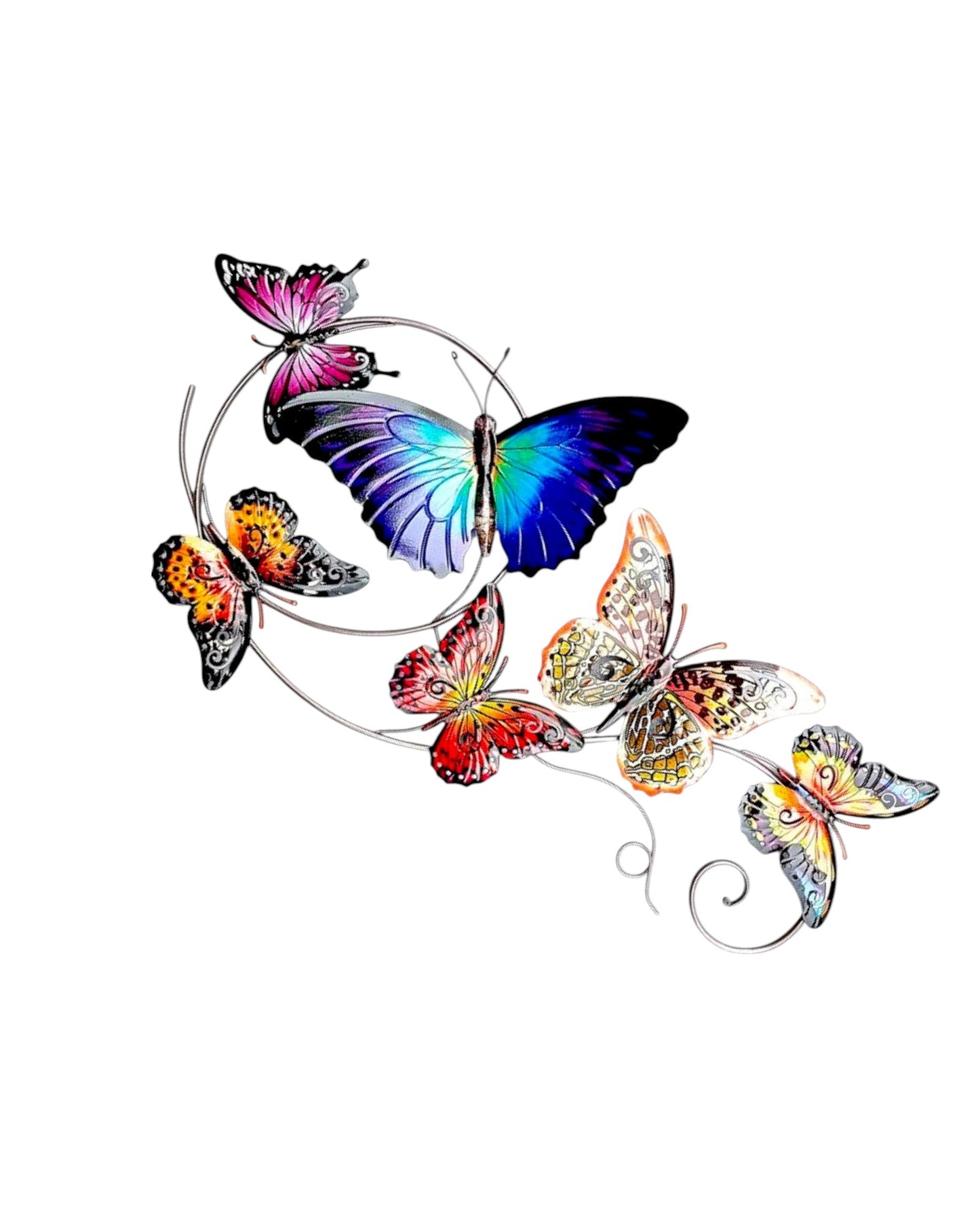 Metal Buttefly Wall Art
