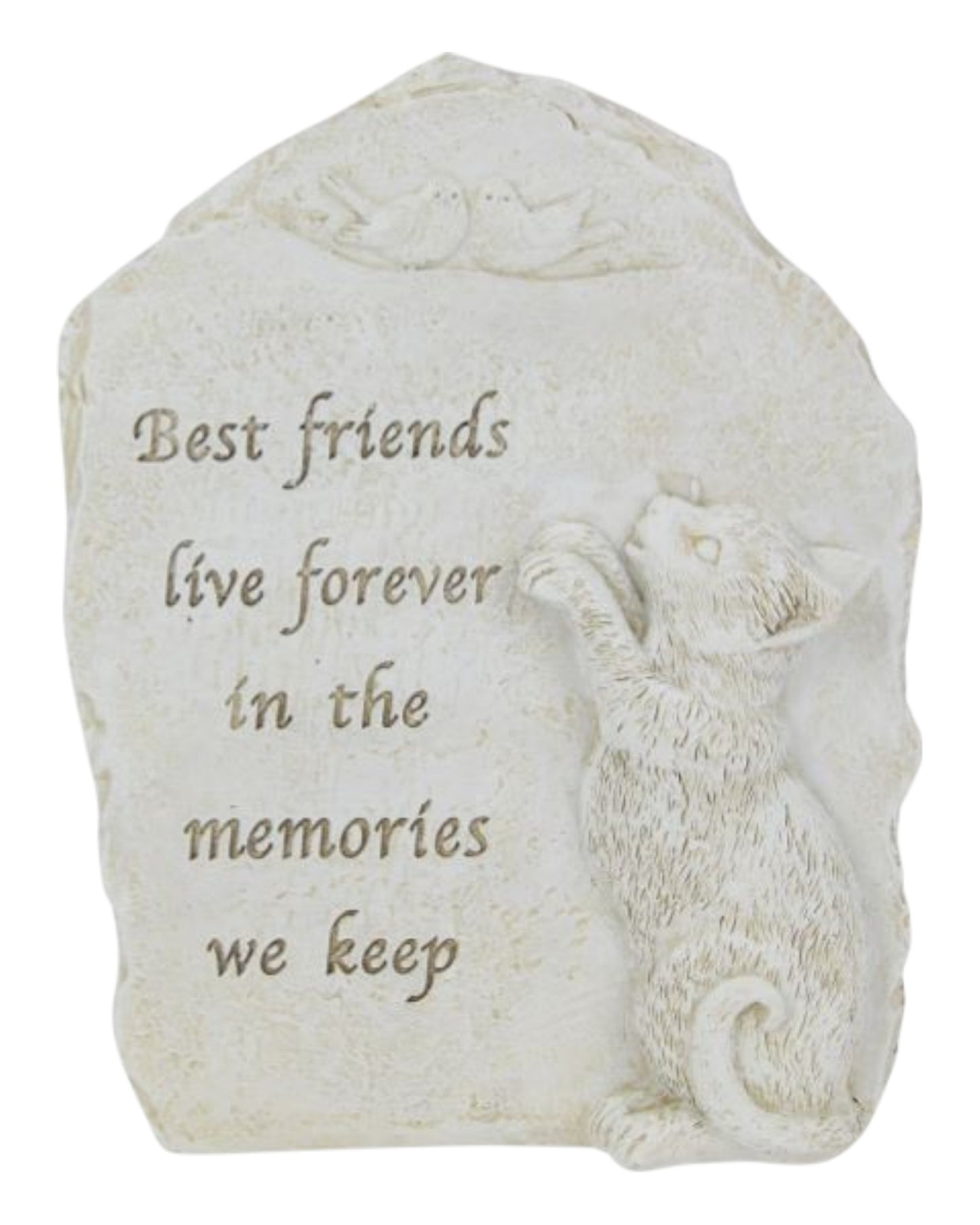 Memorial Cat Garden Plaque