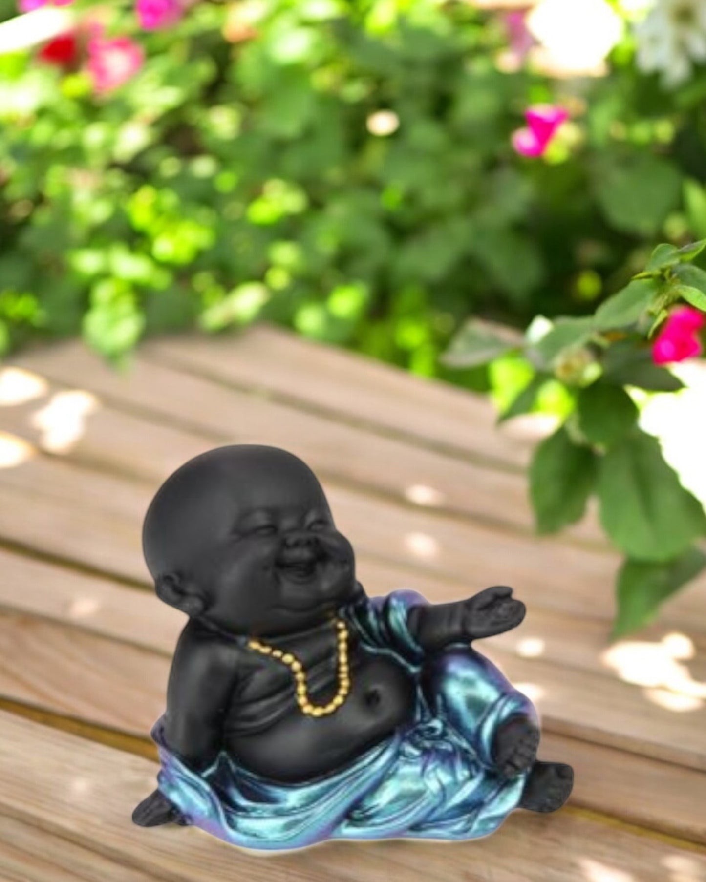 8cm Happy Cute Shiny Buddha