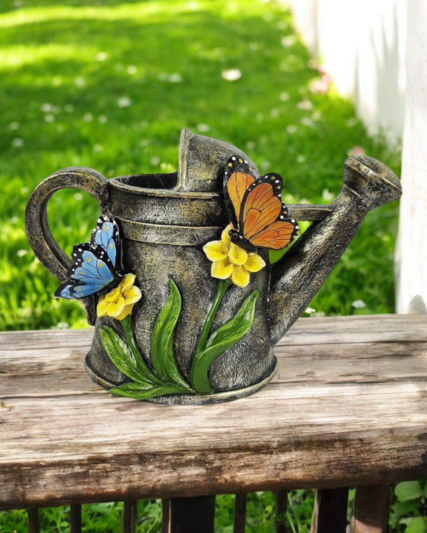 Watering Can with Butterflies