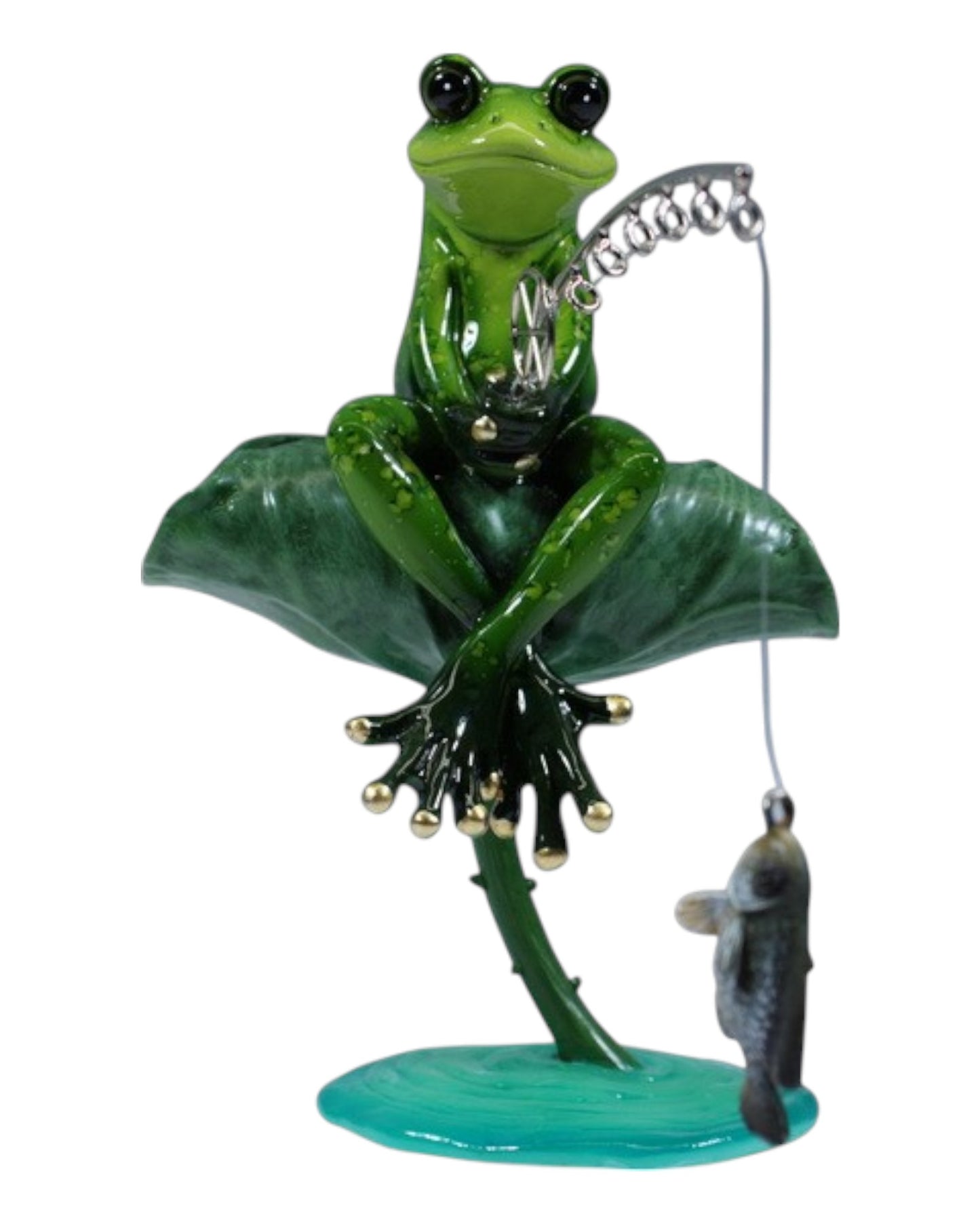 Fishing Frog Marble Finish