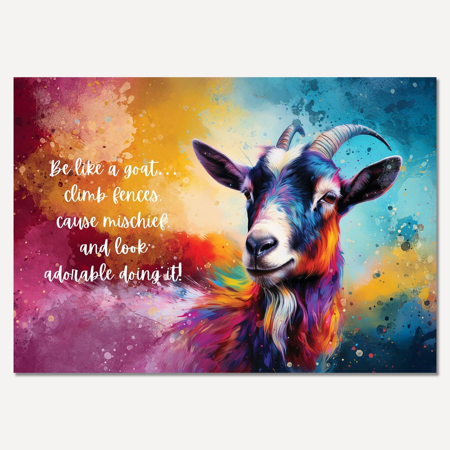 Goat 16oz Skinny Stainless Steel Tumbler