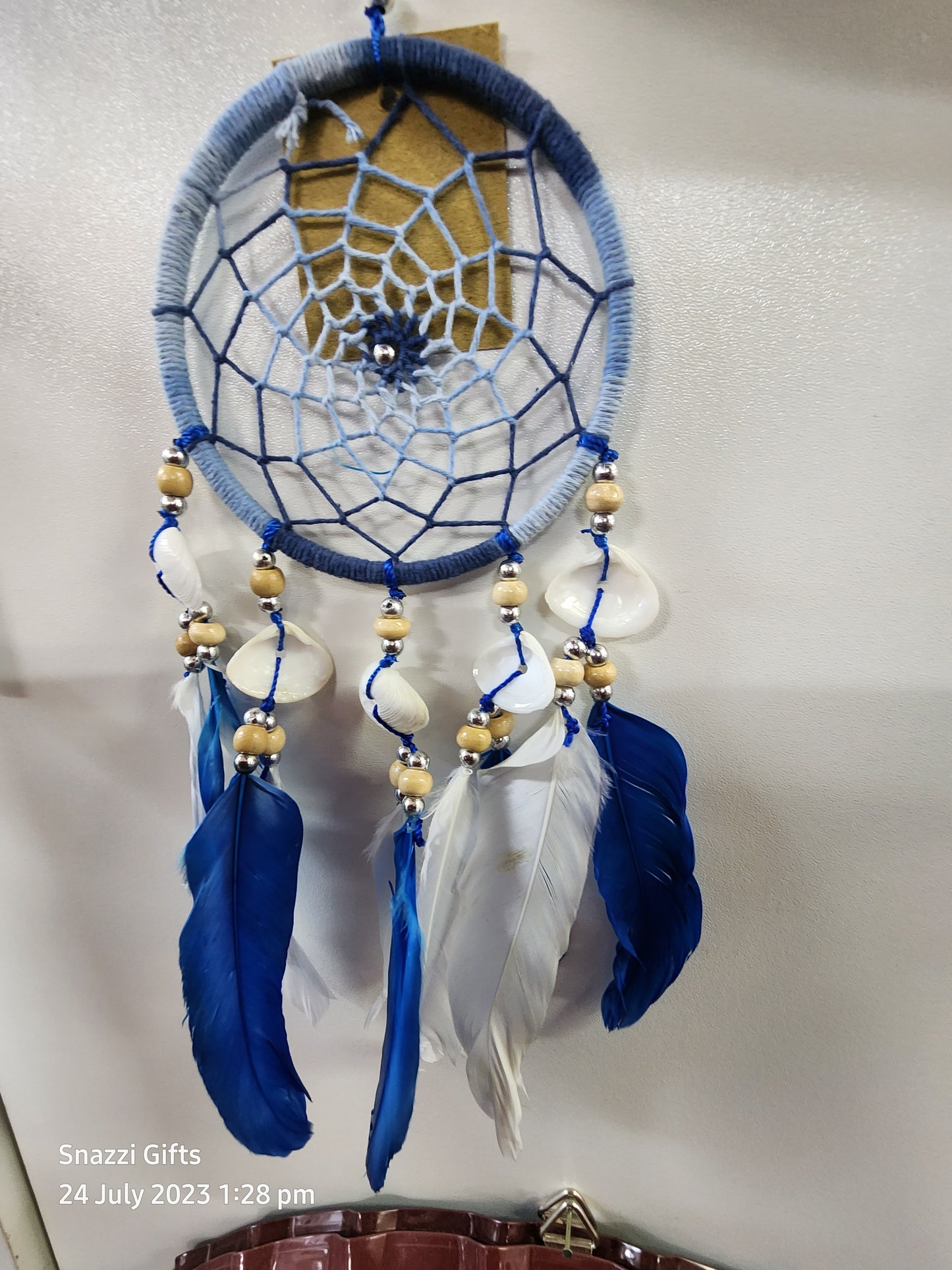 Blue Shell Dreamcatcher 9cm