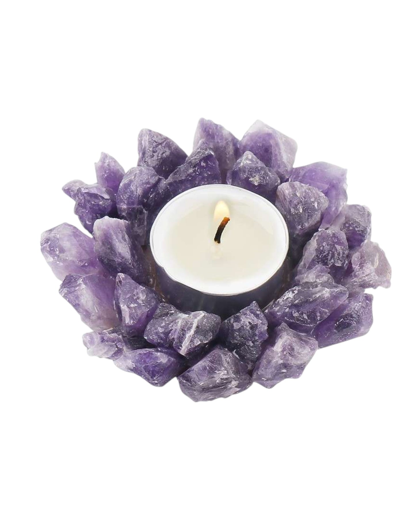 Crystal Gemstone Candle Holders