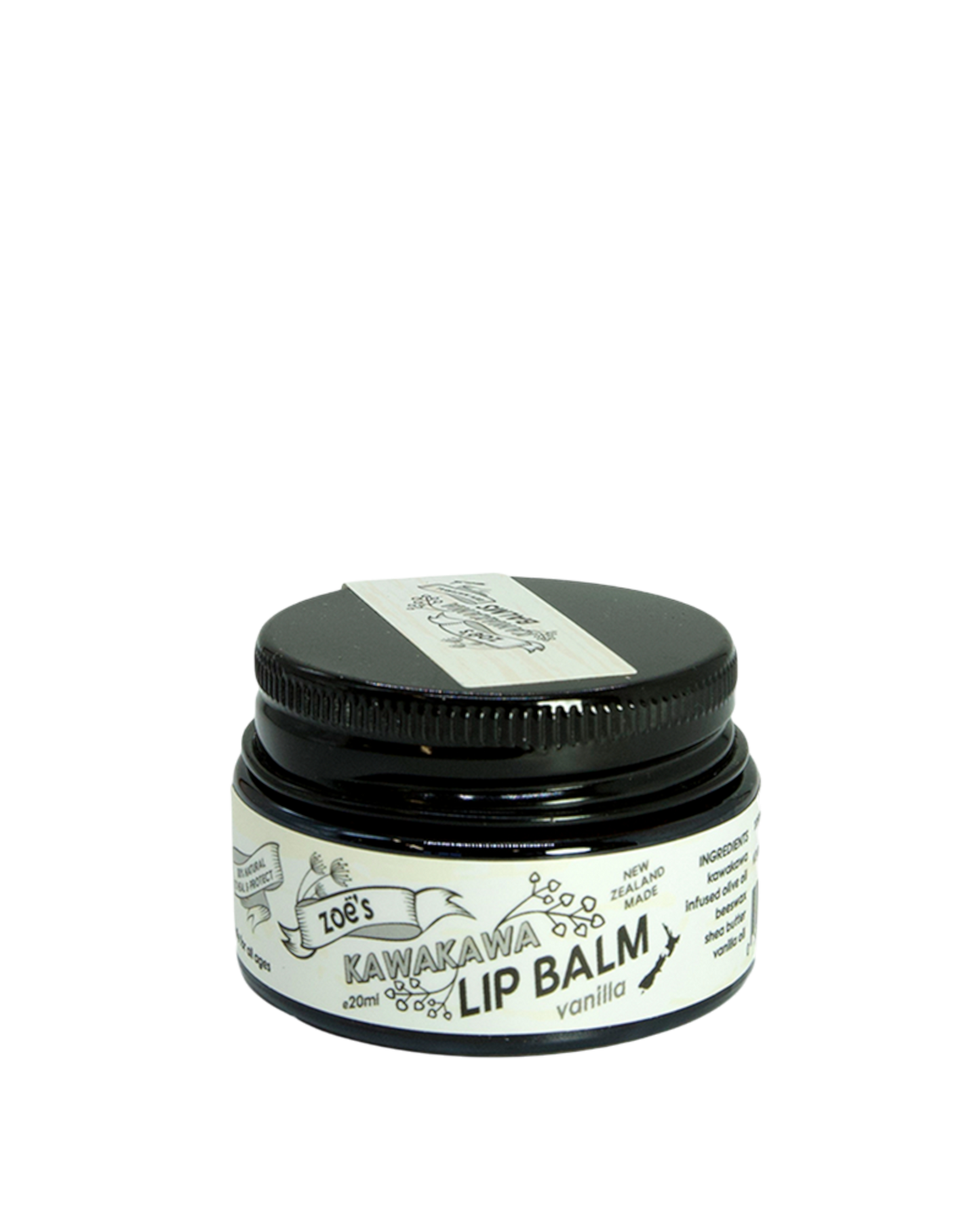 Kawakawa Lip Balm - Vanilla