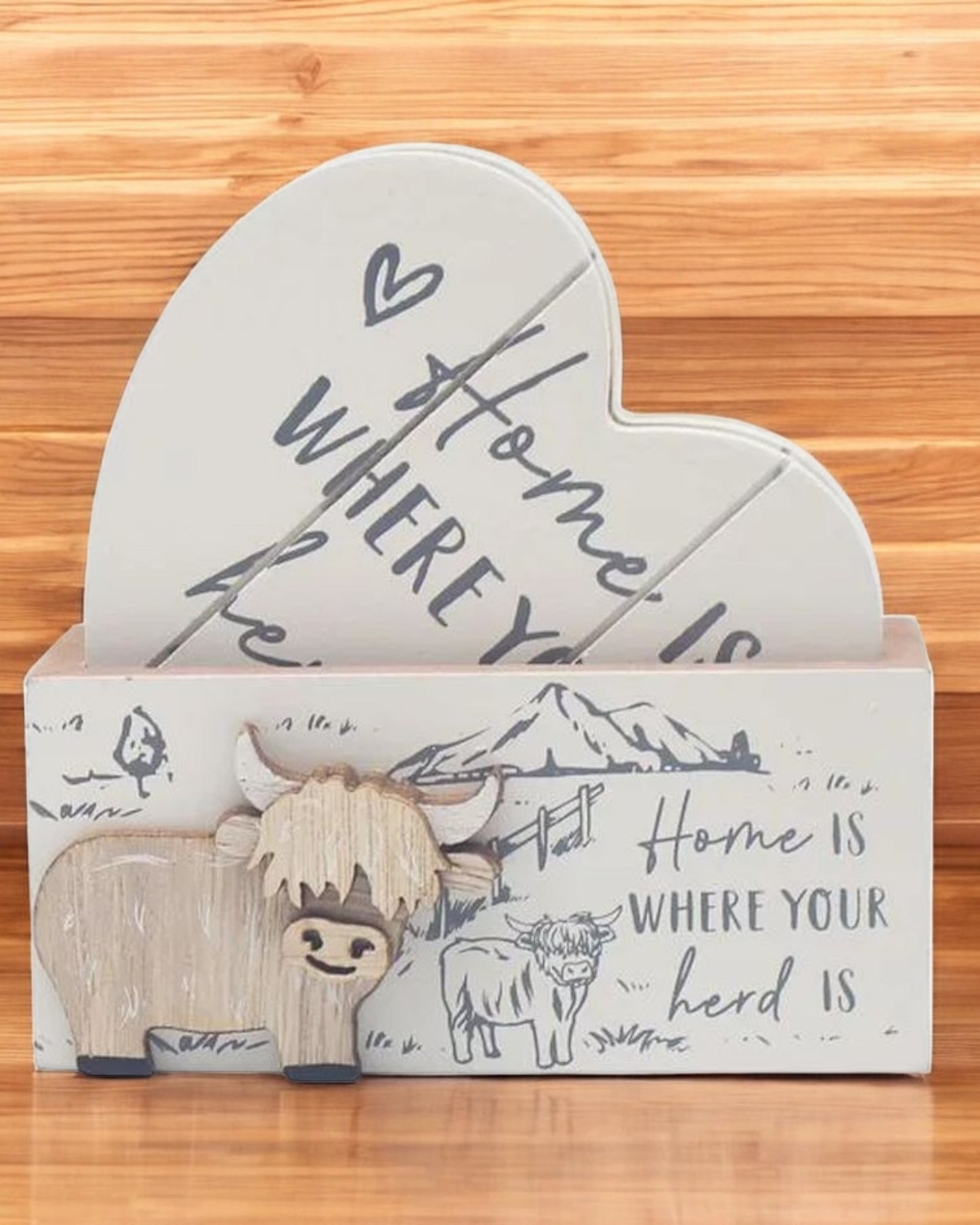Highland Cow Coasters S/4