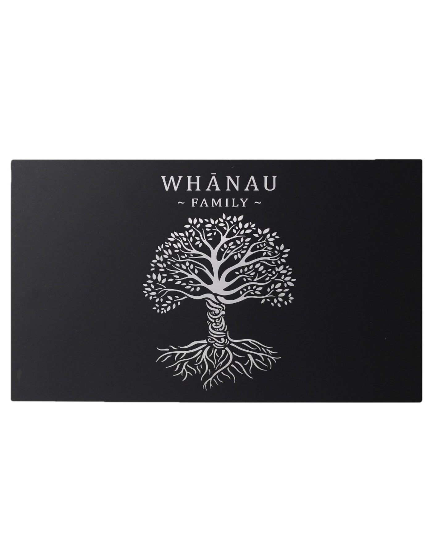 Whanau Metal Wall Art Black