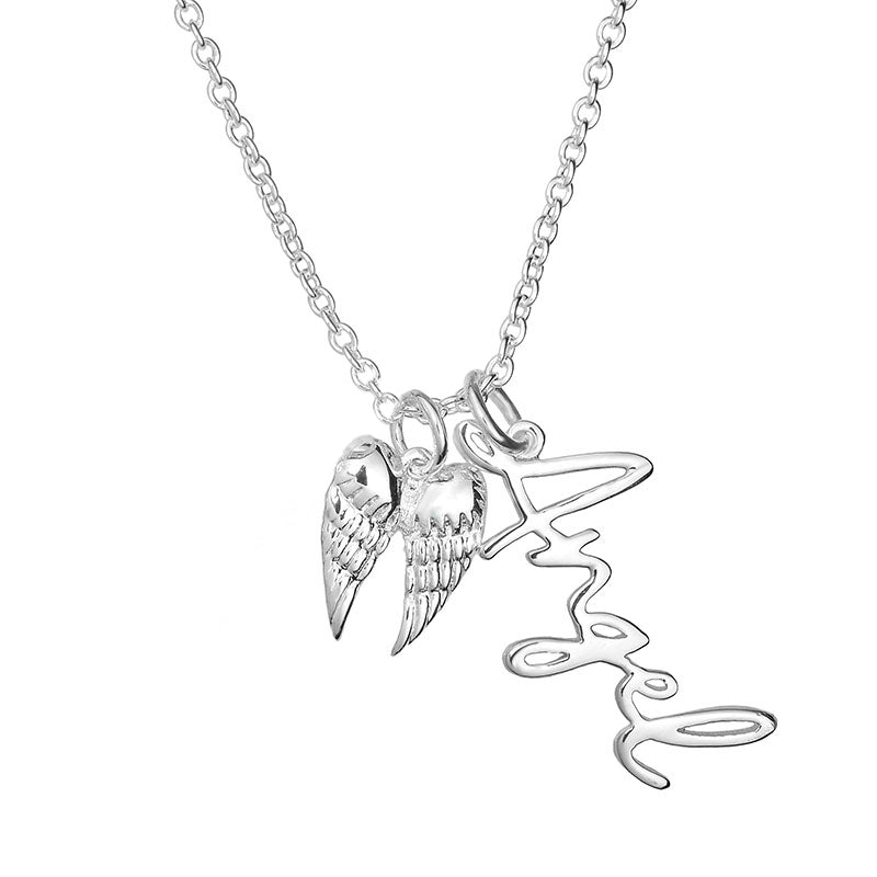 Grace Angel with Wing Necklace