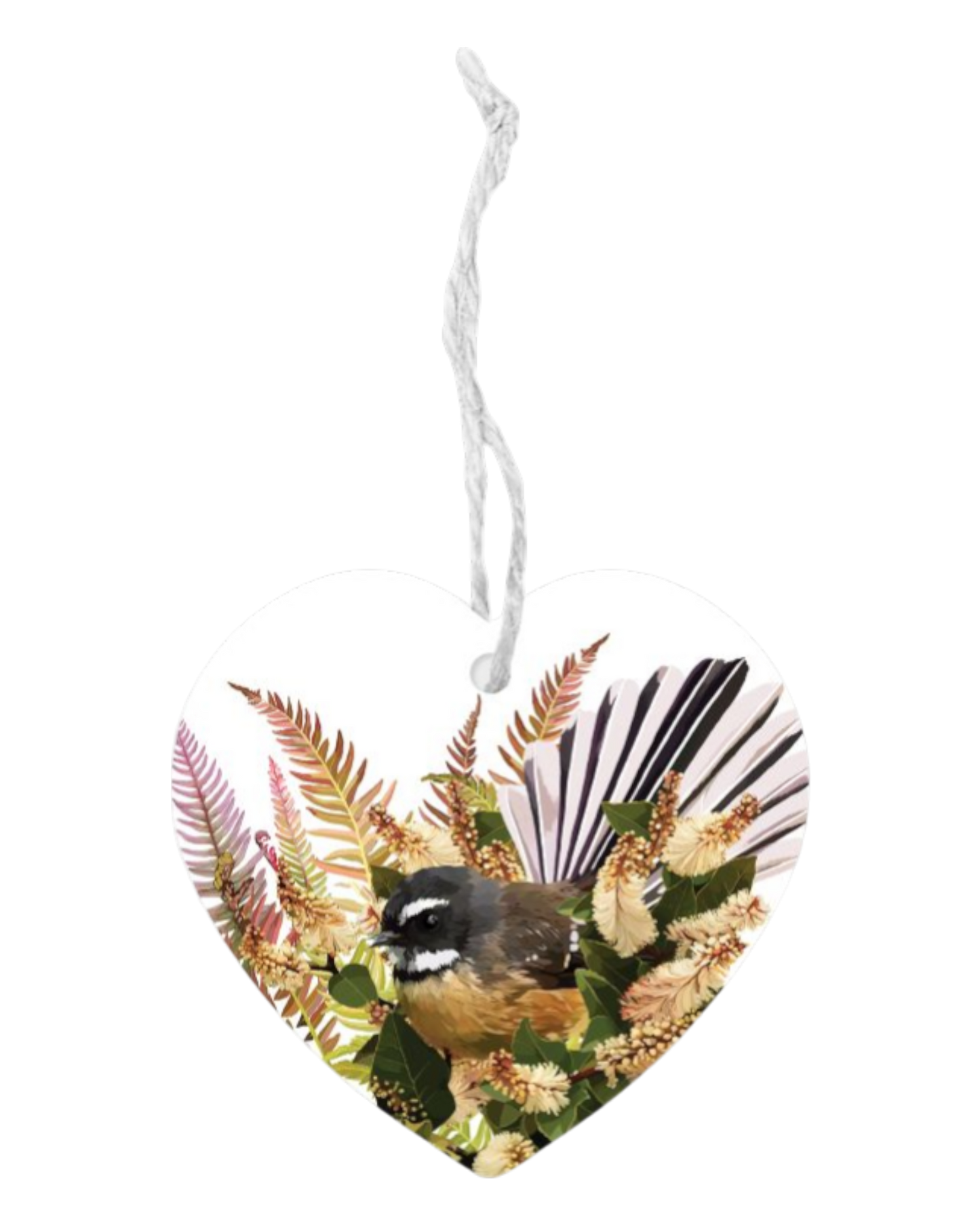 Glass Heart Fantail/Fern