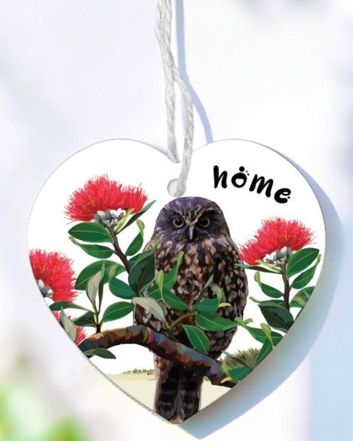 Ceramic Heart Morepork - Home