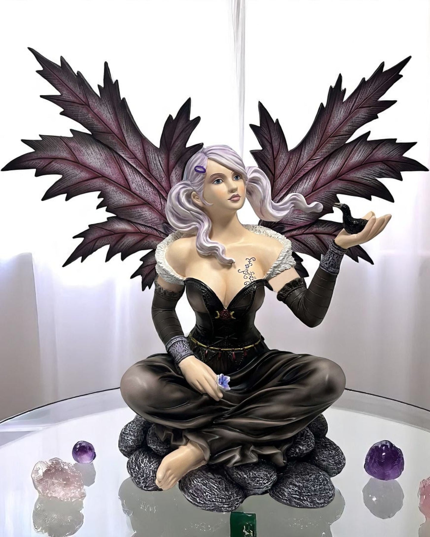 Fairy with Black Bird