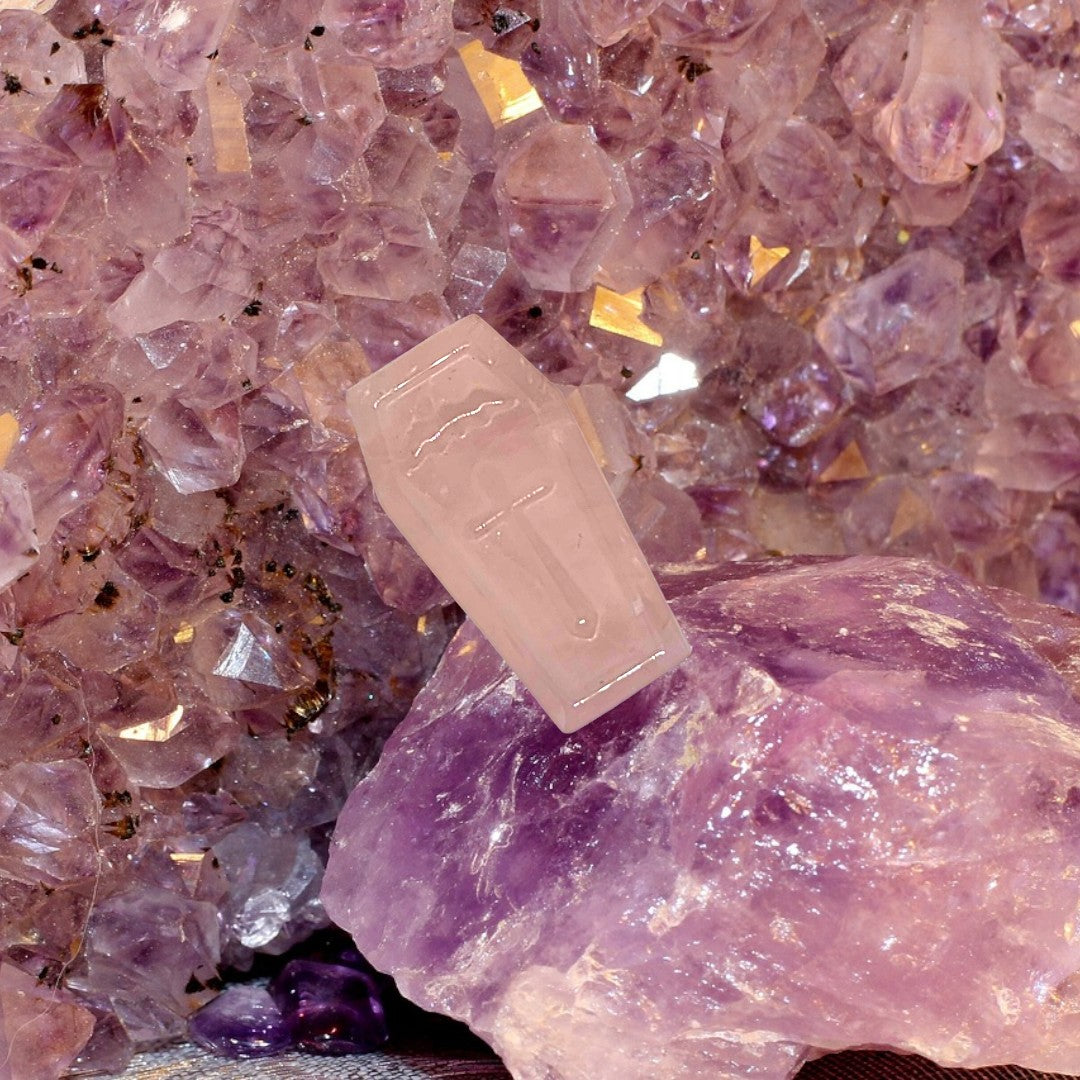 Rose Quartz Coffin