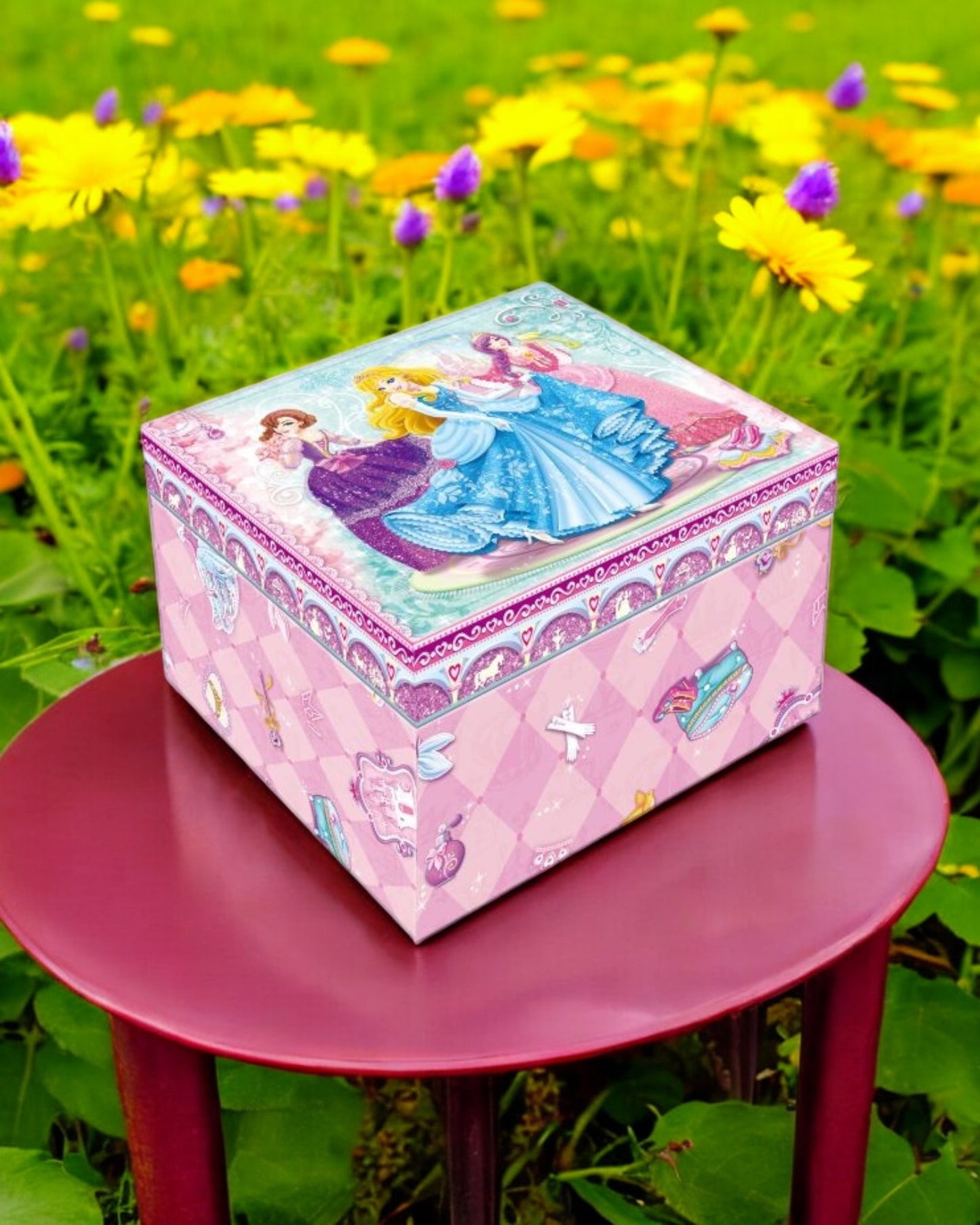 Princesses Music Square Box