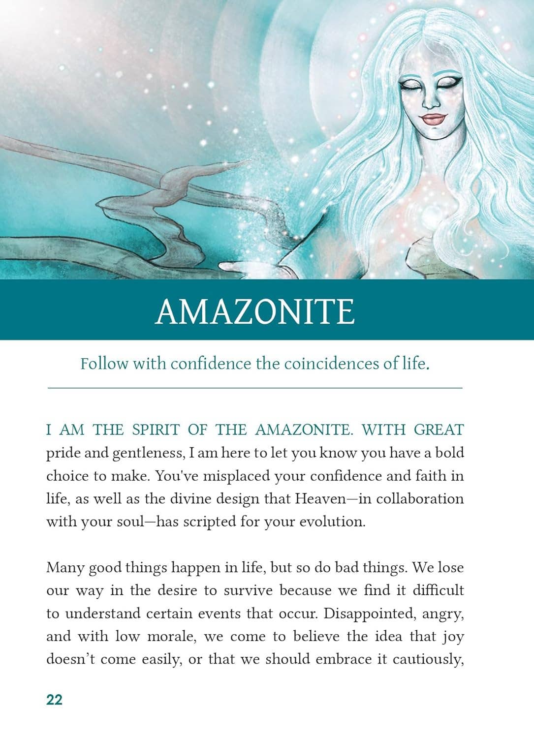 Shamanic Crystals Oracle cards Blue Angel