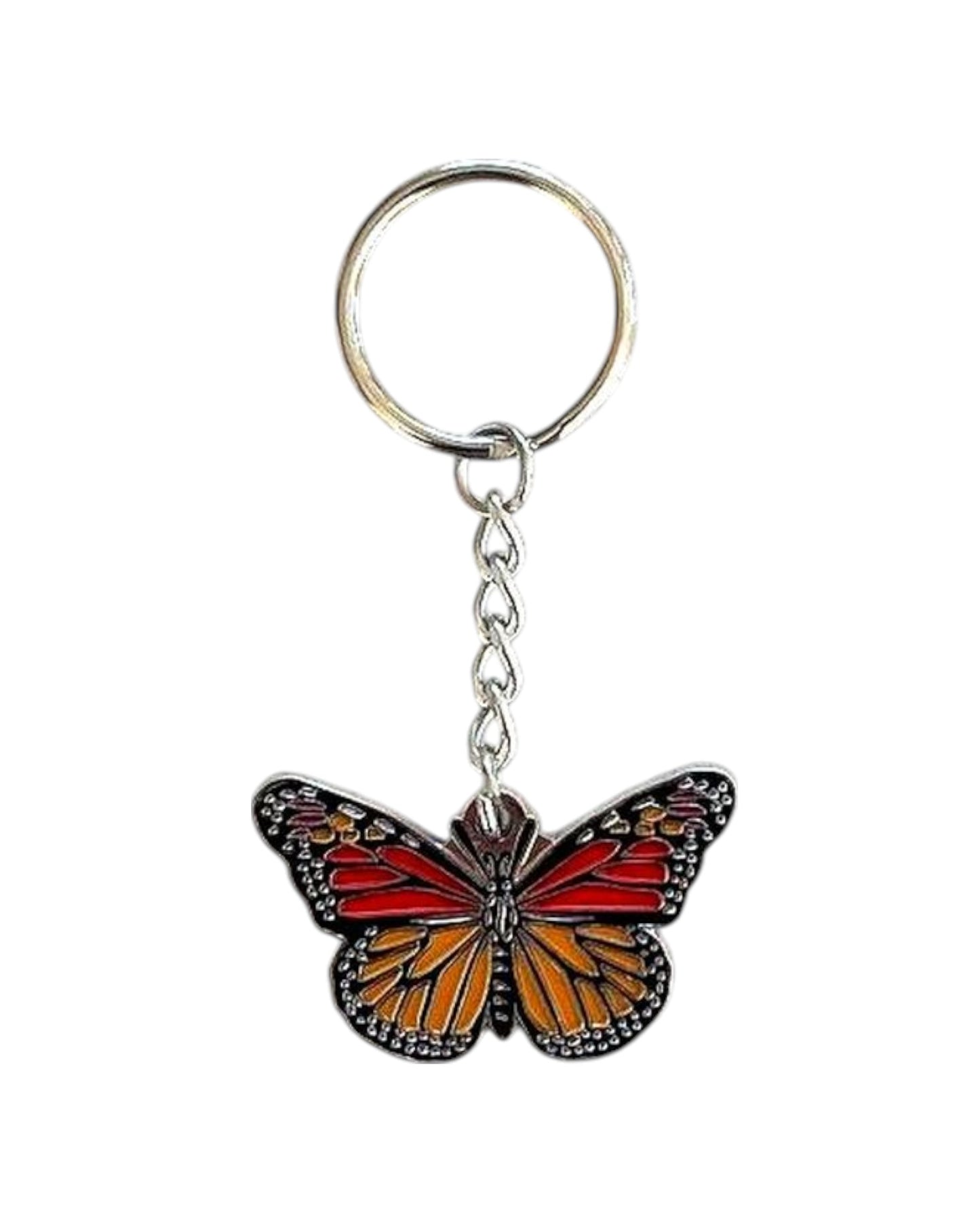 Metal Keyring Monarch B/Fly
