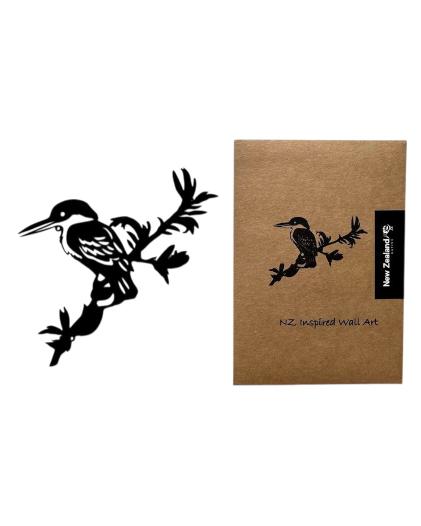 Kingfisher on Branch in Envelope