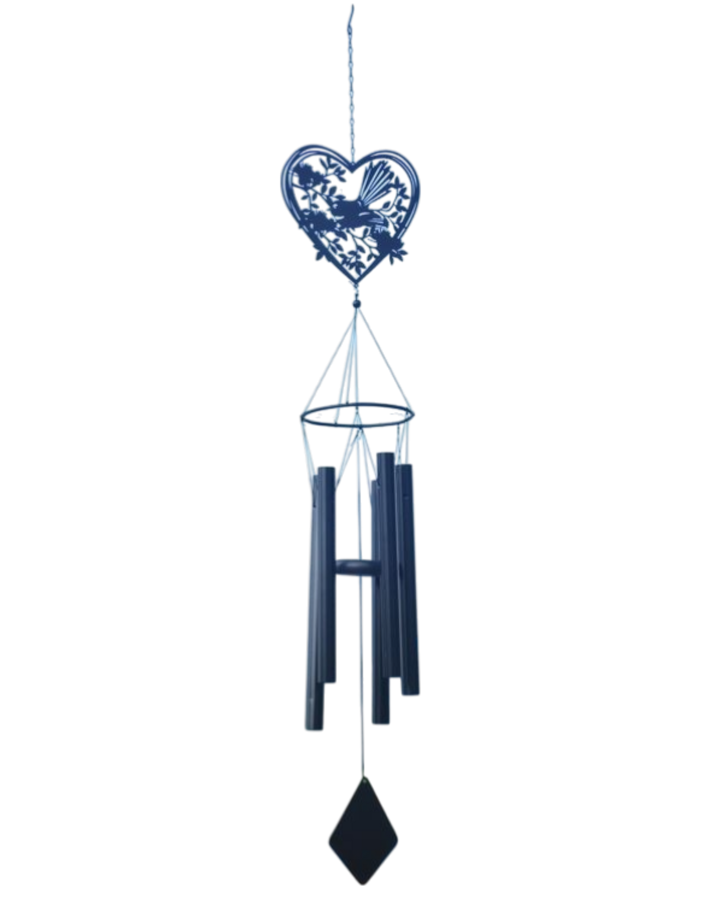 Fantail - Heart Wind Chime 90cm