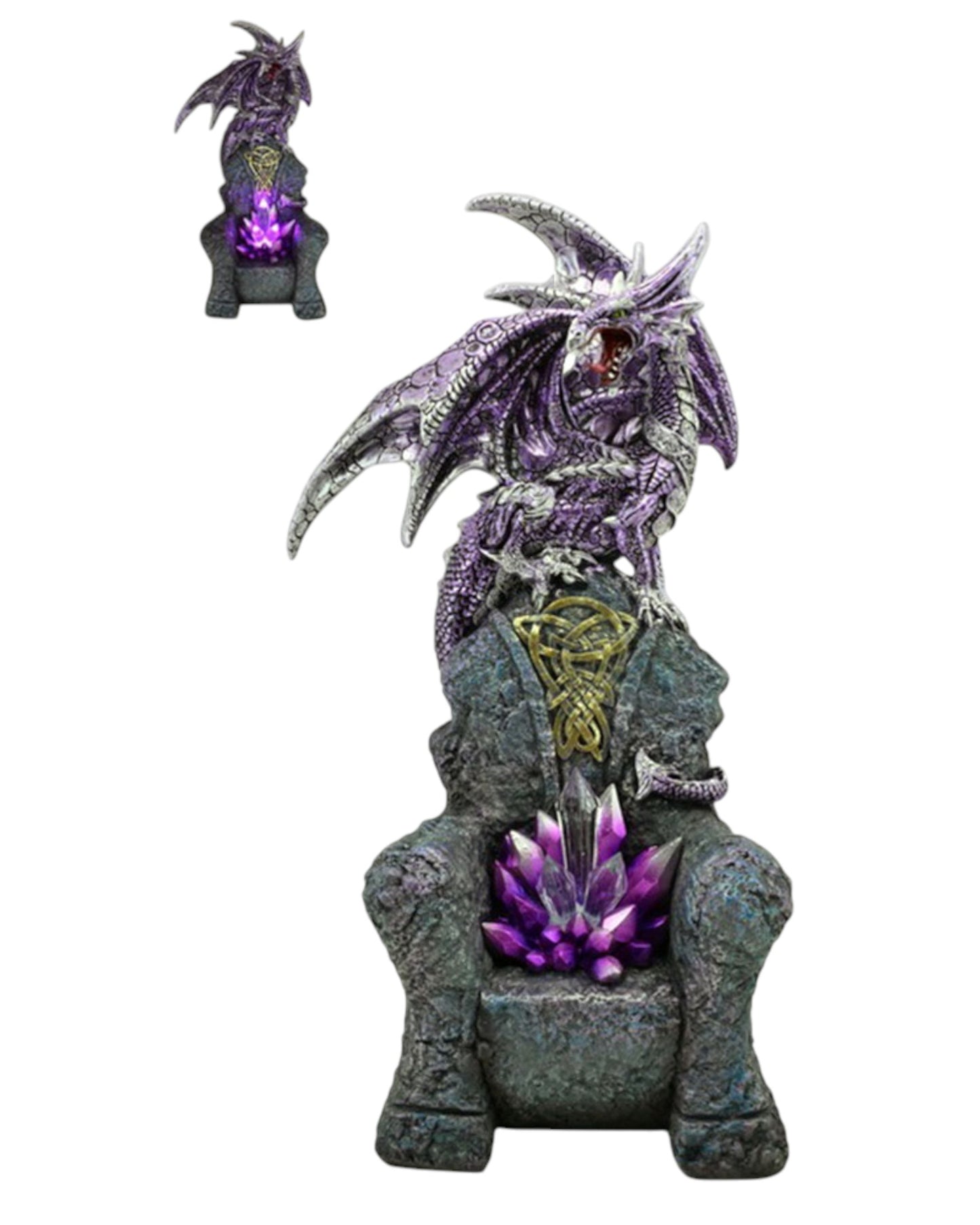 Dragon On Throne Purple LED