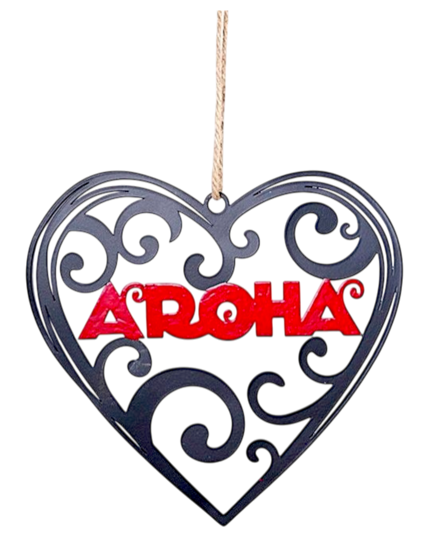 Hanging Heart Aroha