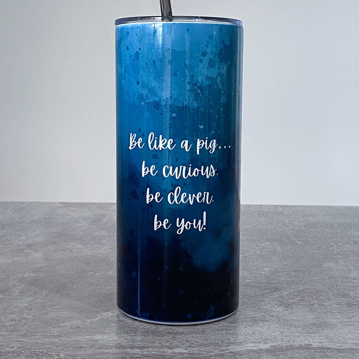 Pig 16oz Skinny Stainless Steel Tumbler