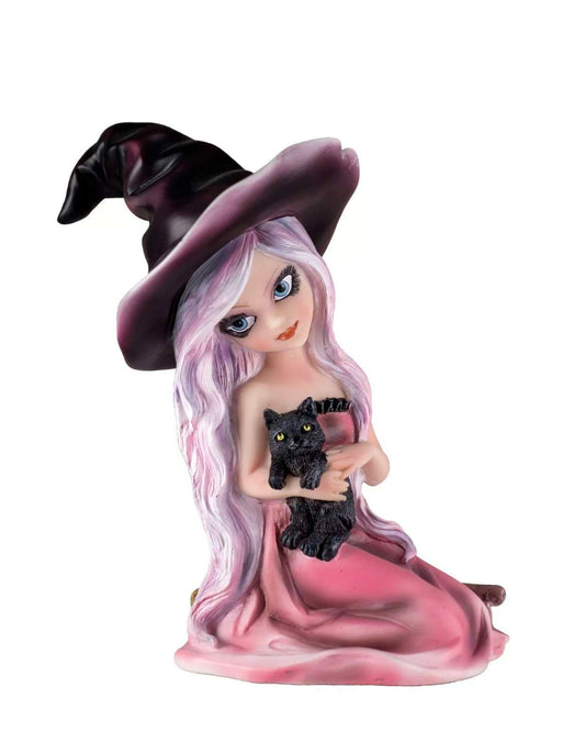 Witch Holding Black Cat