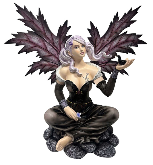 Fairy with Black Bird