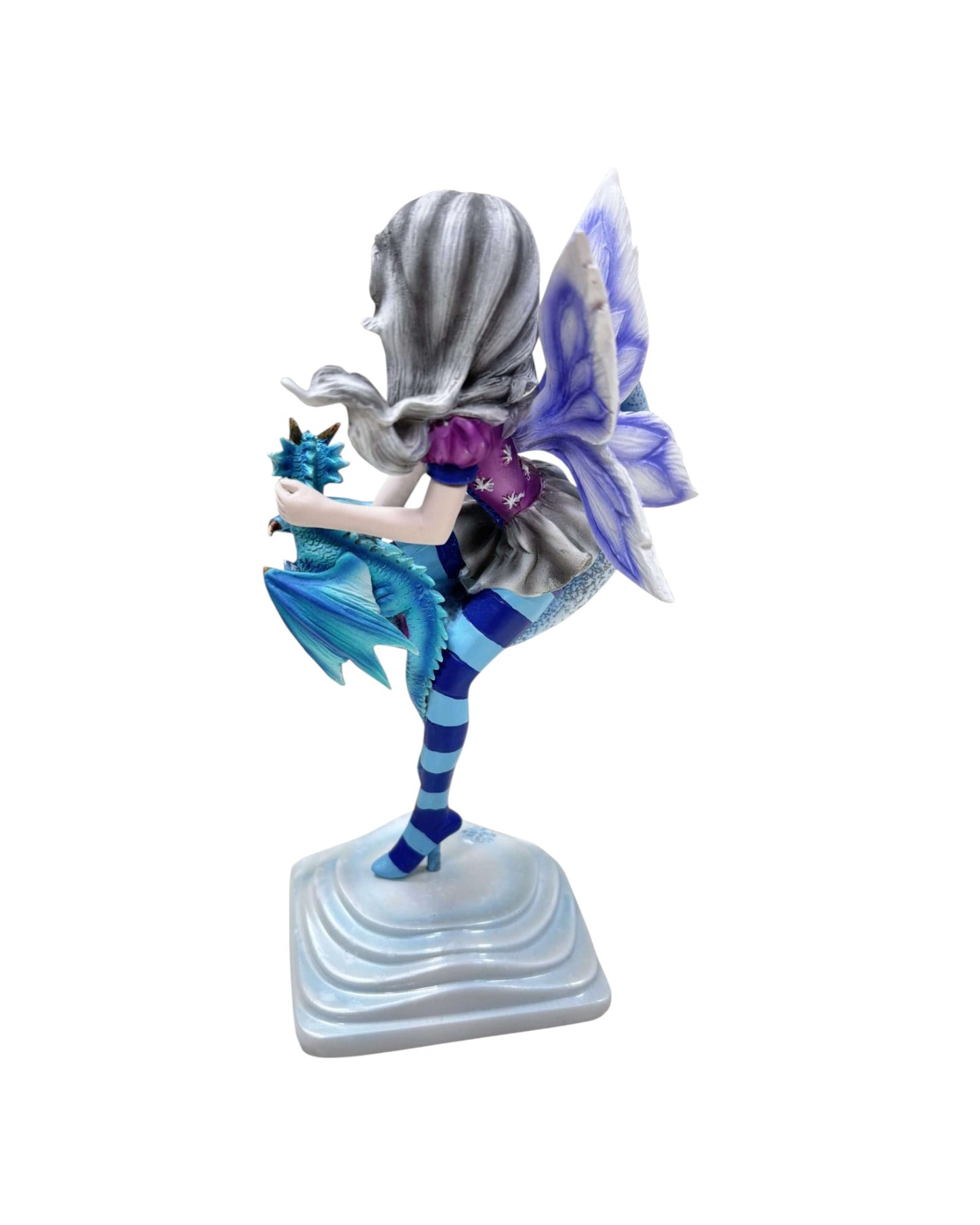 Fairy with Dragon Sitting on Moon