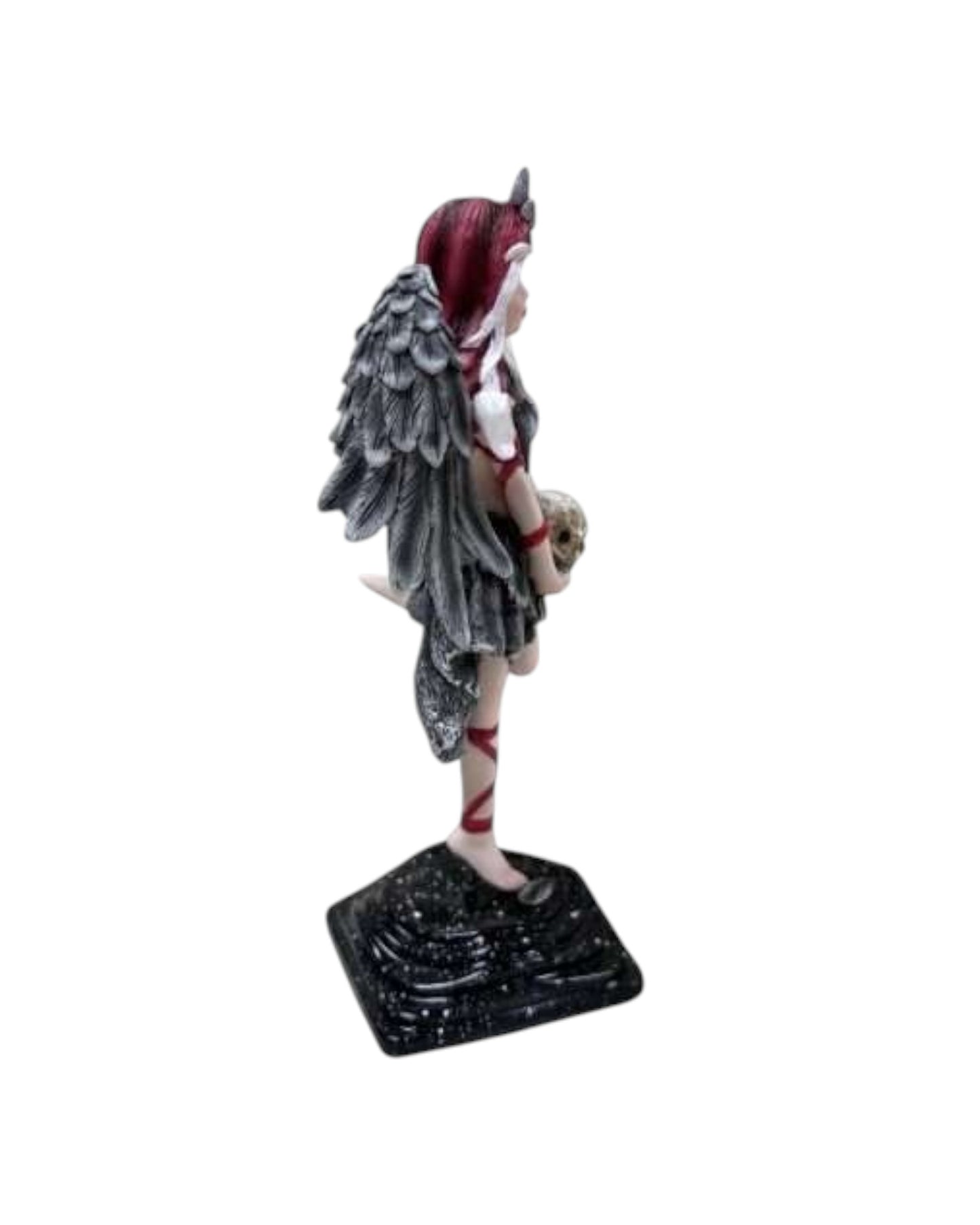 Goth Angel Holding Skull