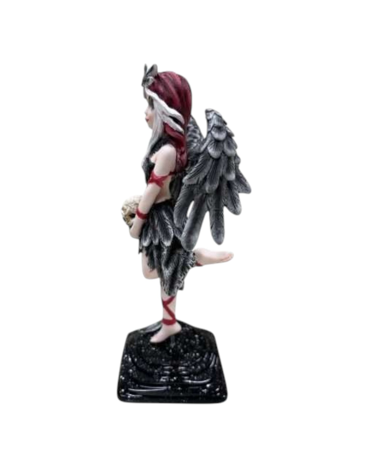 Goth Angel Holding Skull