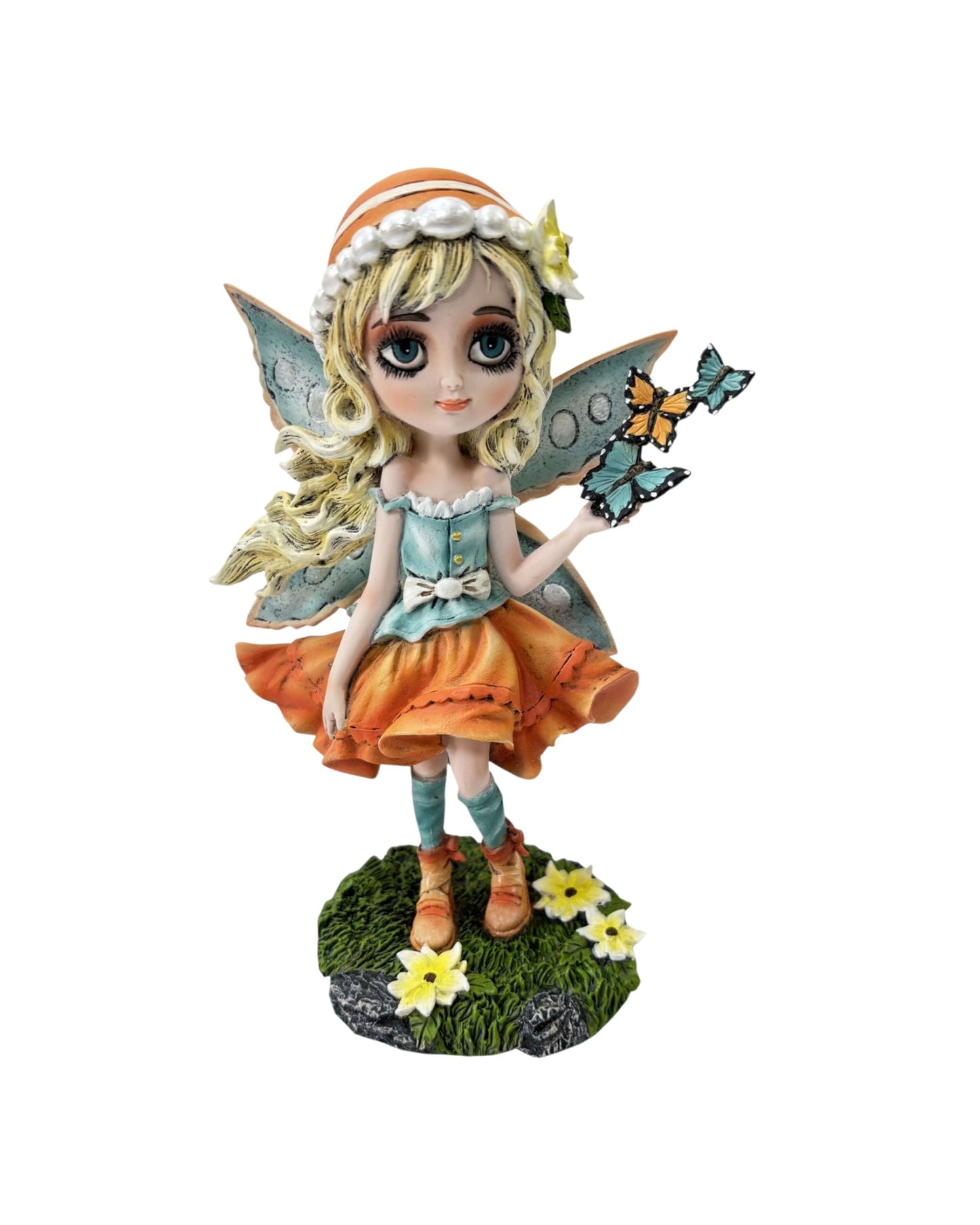 Cute Summer Fairy with Butterflies