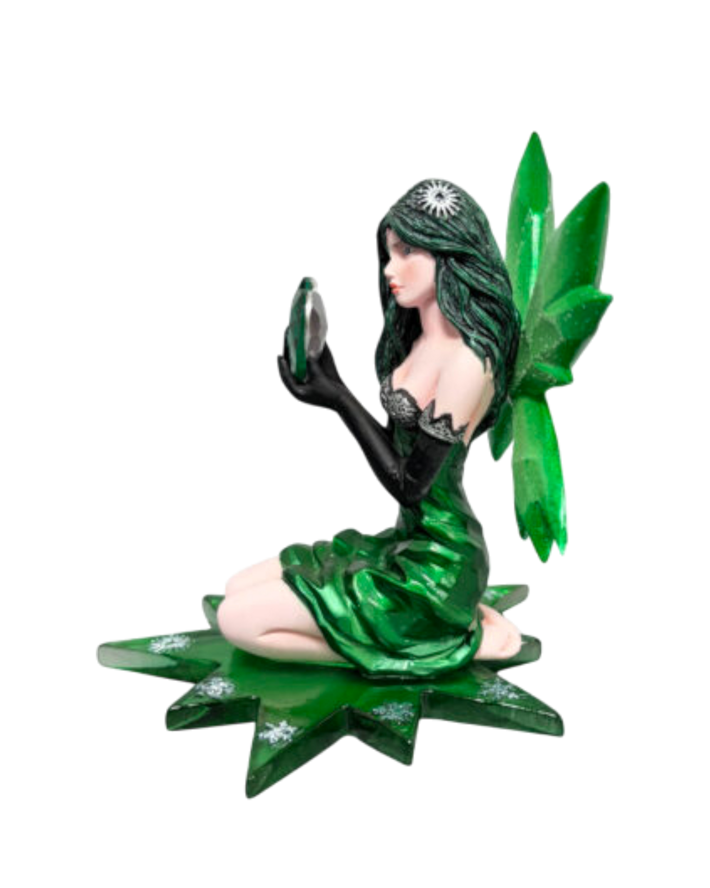 Green Crystal Heart Fairy