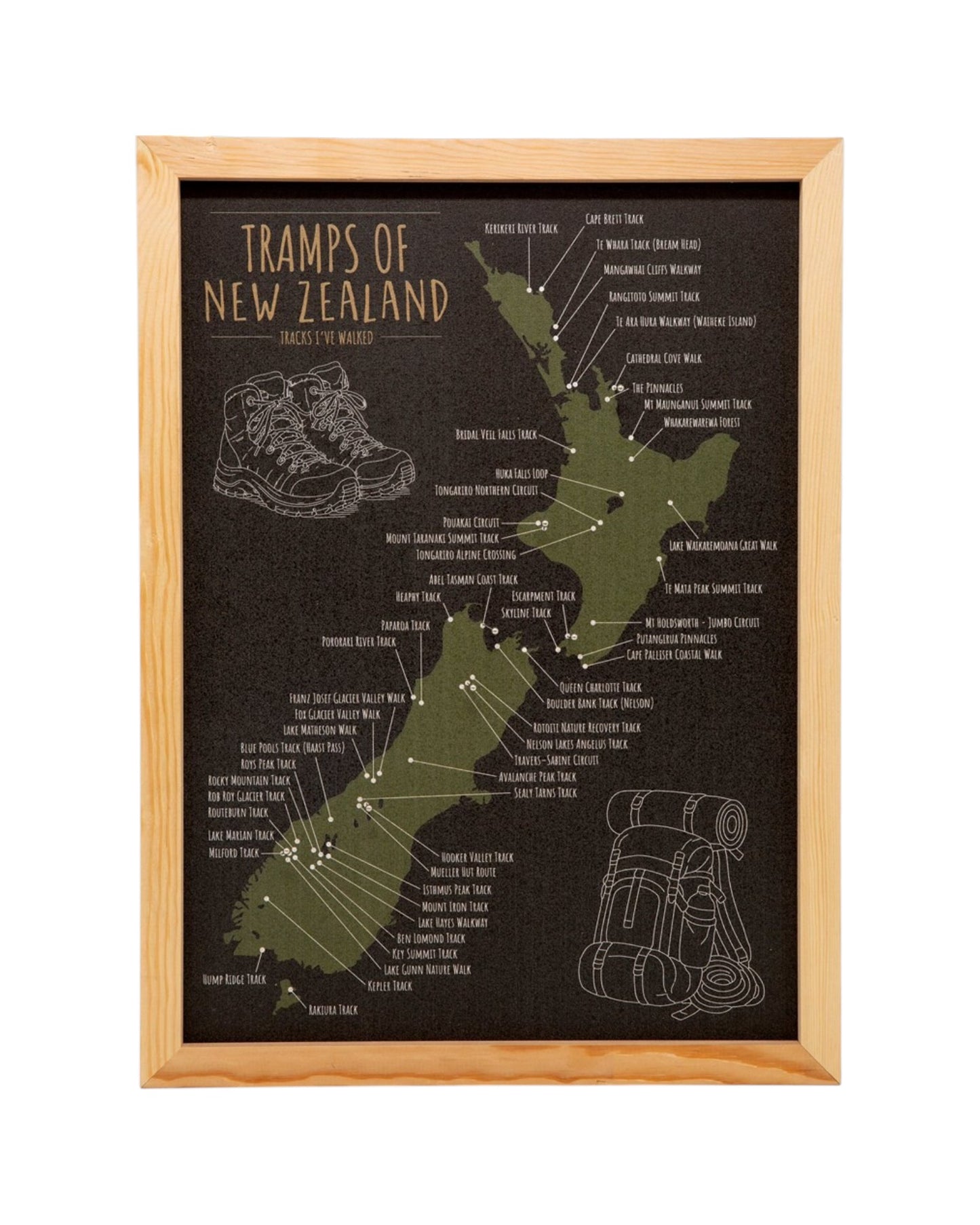 A3 Pin Cork - NZ Tramps