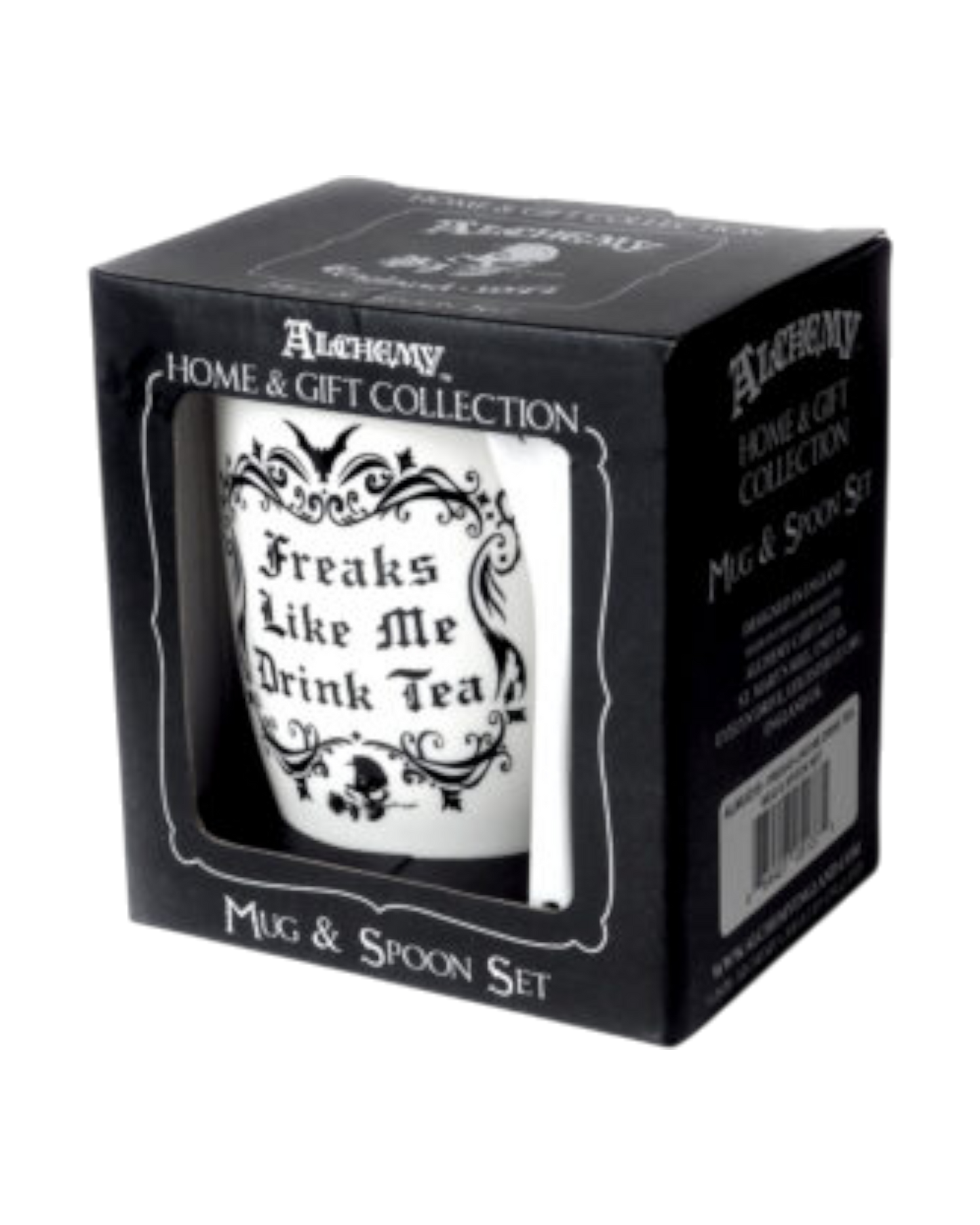 Freaks Like Me Drink Tea - Mug & Spoon