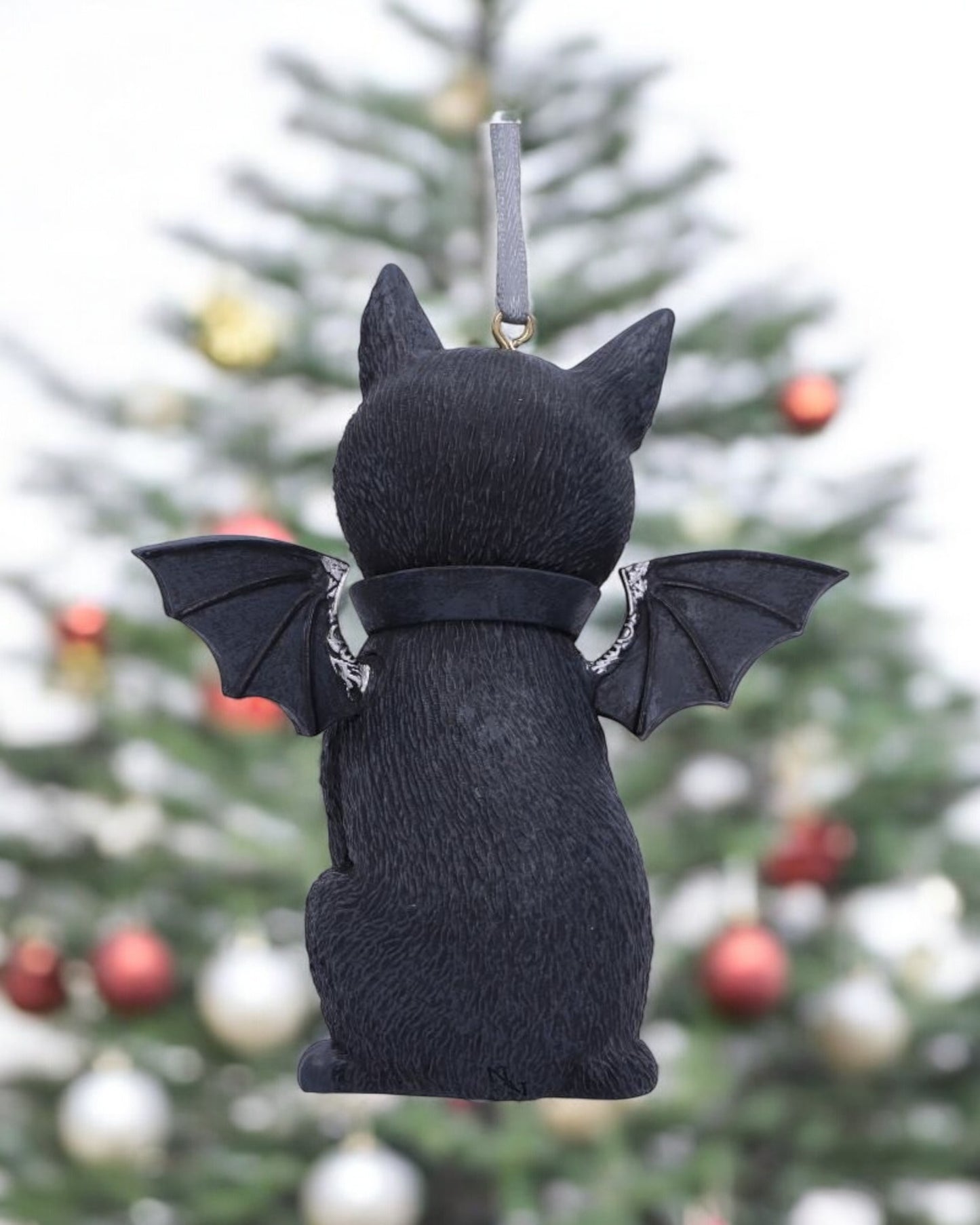 Malpuss Black Bat Cat Hanging