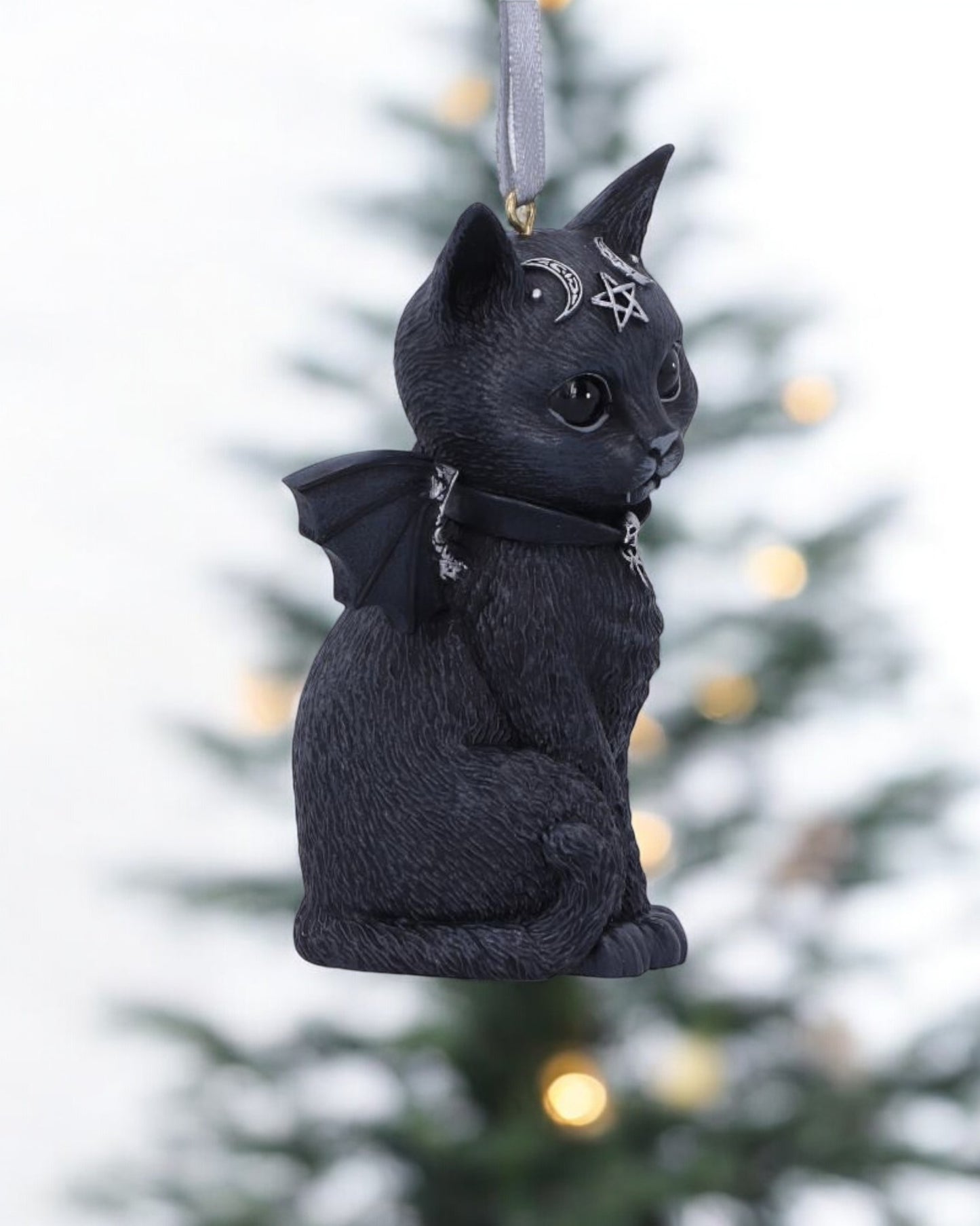 Malpuss Black Bat Cat Hanging