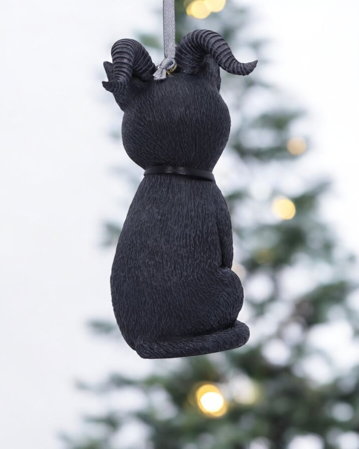Pawzuph Black Horned Cat Hanging