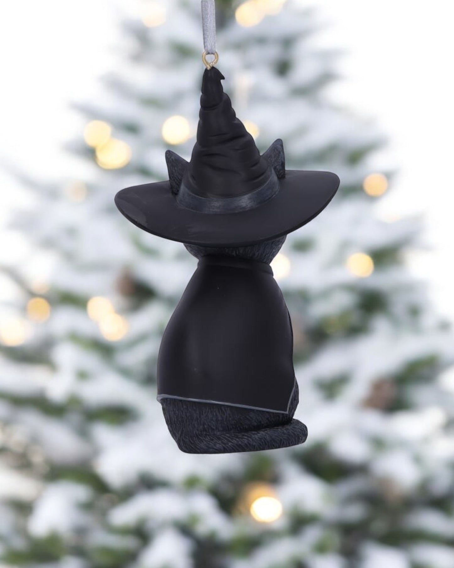 Purrah Black Witch Cat Hanging