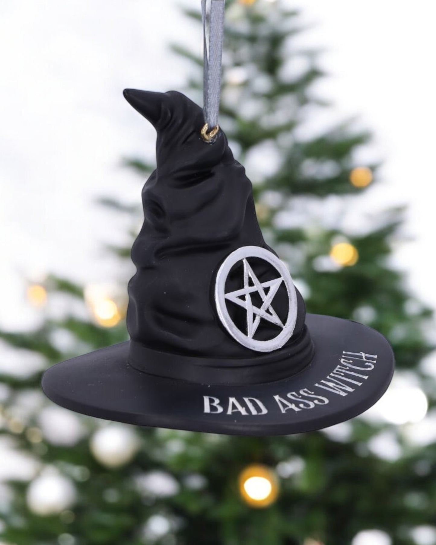 Bad Ass Witch Hanging Ornament