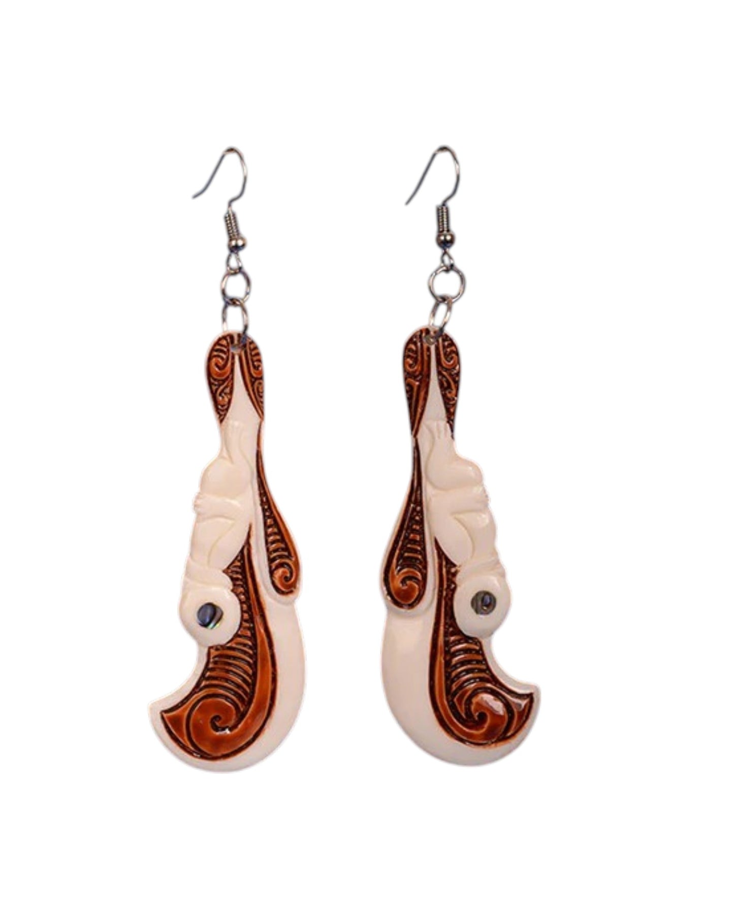 Bone Wahaika Earrings